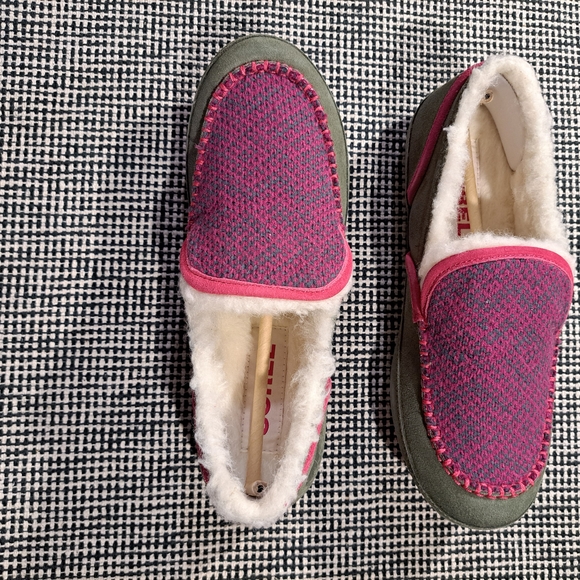 SOREL Tremblant II Women's Pink Fleece-Lined Slip-On Moccasins Size 8 - Picture 5 of 8